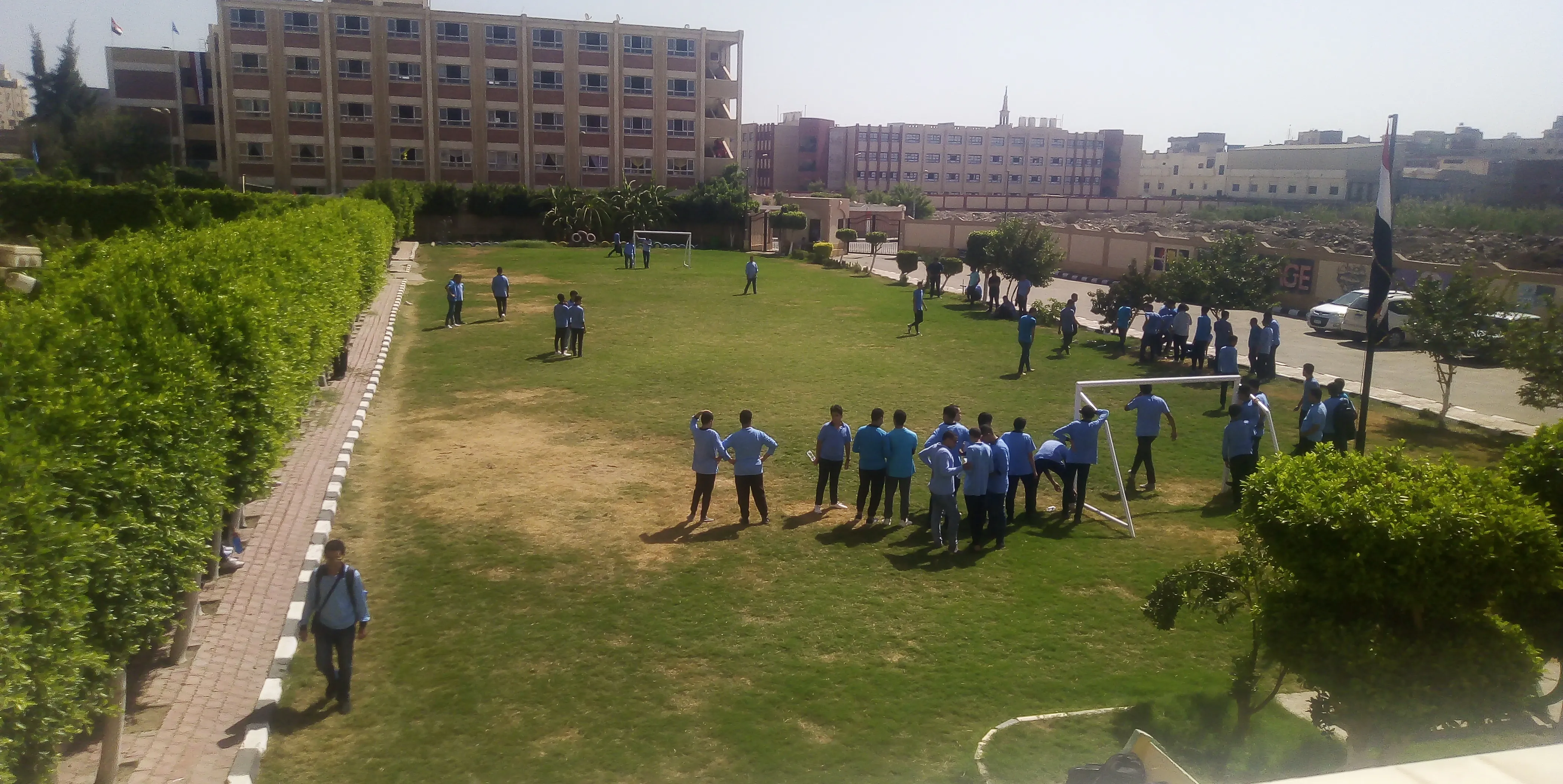Soccer field for matches and training